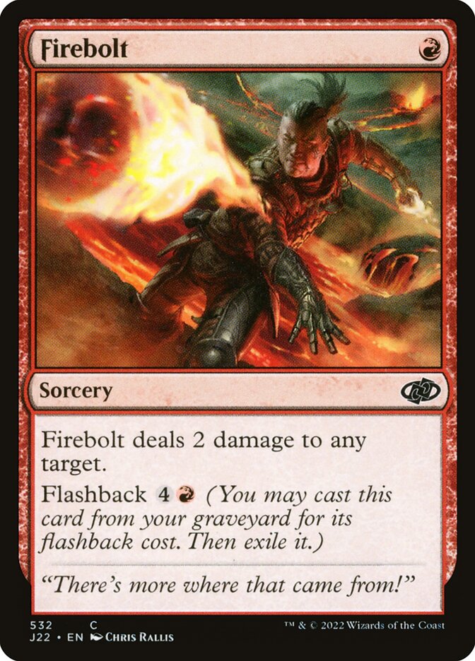 Raio de Fogo / Firebolt - Magic: The Gathering - MoxLand
