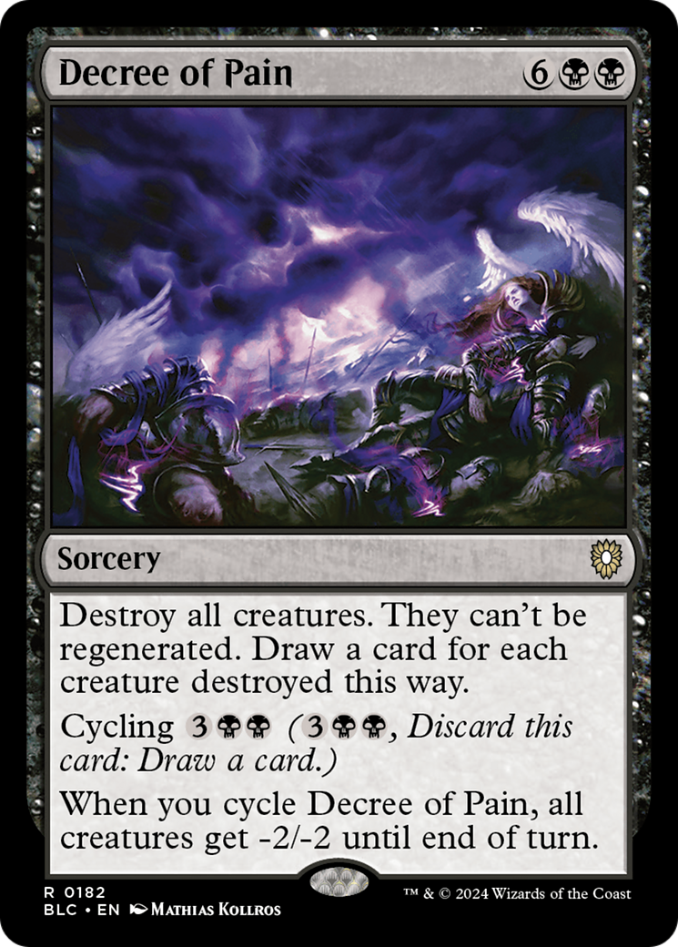 Decreto de Dor / Decree of Pain - Magic: The Gathering - MoxLand