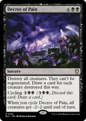 Decreto de Dor / Decree of Pain - Magic: The Gathering - MoxLand