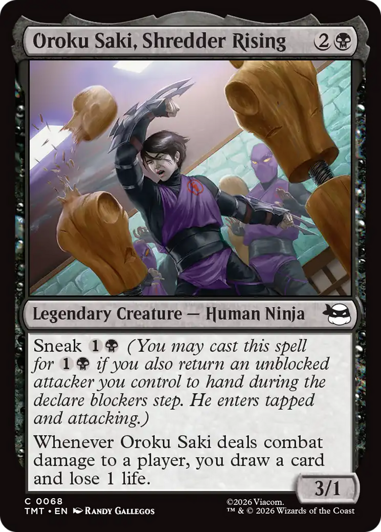 Oroku Saki, Shredder Rising - Magic: The Gathering - MoxLand