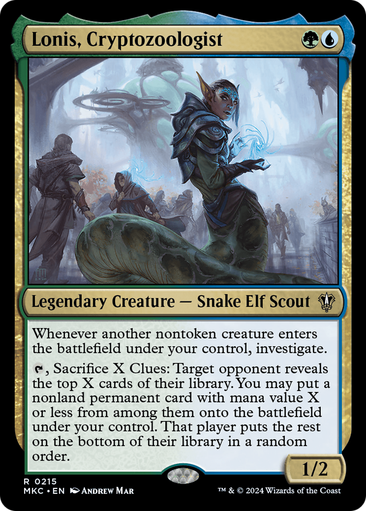 Lonis, Criptozoólogo / Lonis, Cryptozoologist - Magic: The Gathering - MoxLand