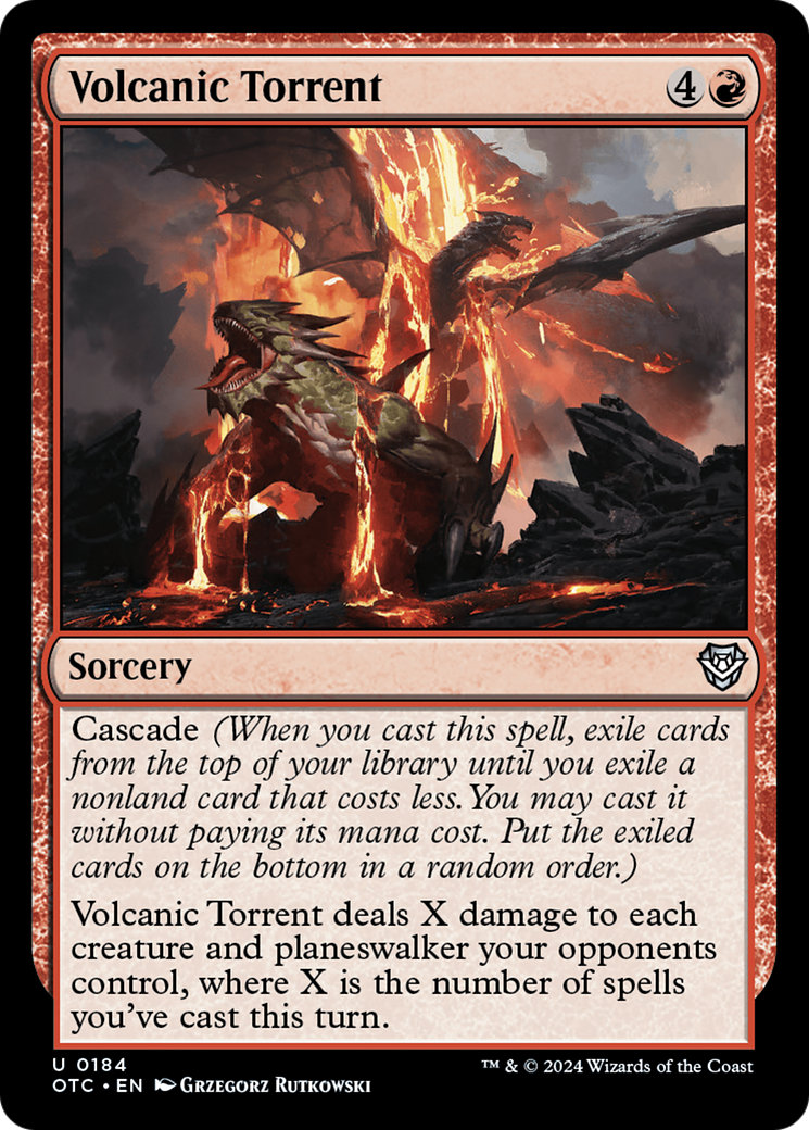 Torrente Vulcânica / Volcanic Torrent - Magic: The Gathering - MoxLand