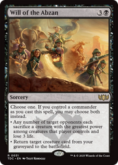 Will of the Abzan - Magic: The Gathering - MoxLand