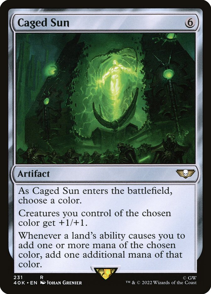 Sol Engaiolado / Caged Sun - Magic: The Gathering - MoxLand