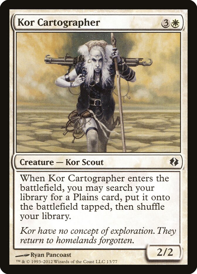 Cartógrafo Kor / Kor Cartographer - Magic: The Gathering - MoxLand