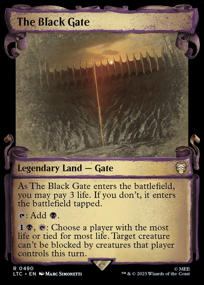 O Portão Negro / The Black Gate - Magic: The Gathering - MoxLand