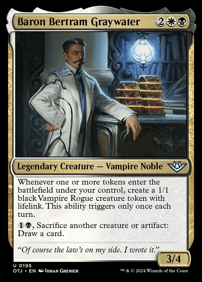 Barão Bertran Graywater / Baron Bertram Graywater - Magic: The Gathering - MoxLand
