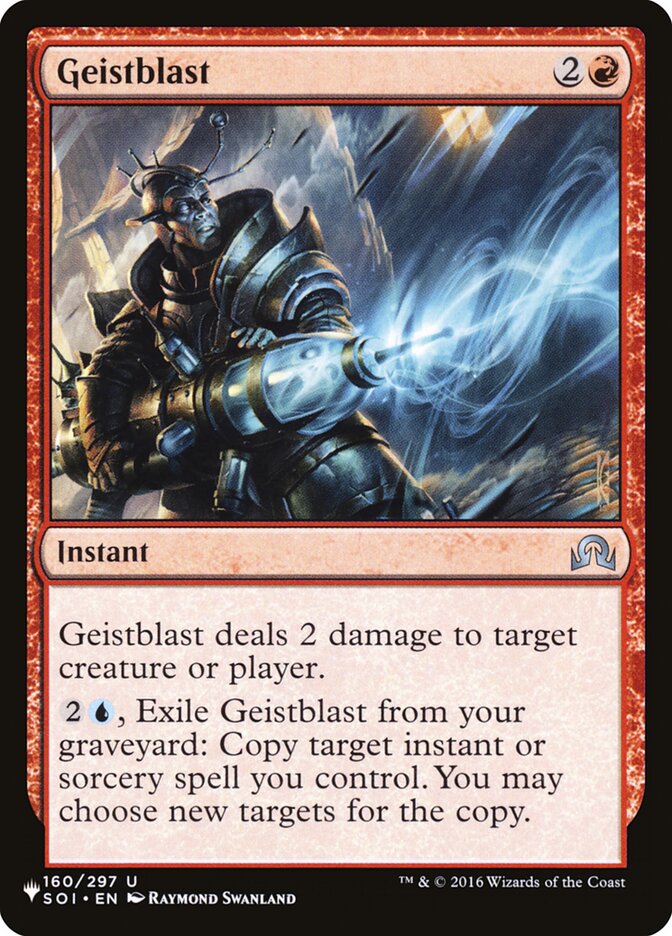 Raio de Geist / Geistblast - Magic: The Gathering - MoxLand