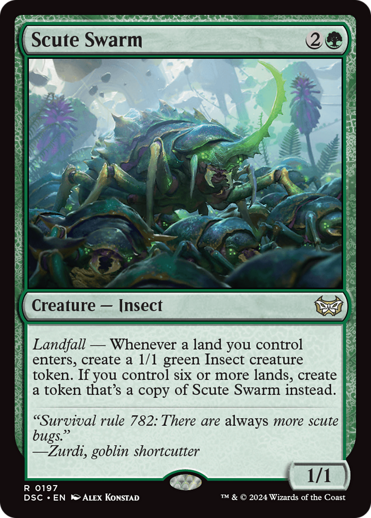 Enxame de Cascudos / Scute Swarm - Magic: The Gathering - MoxLand