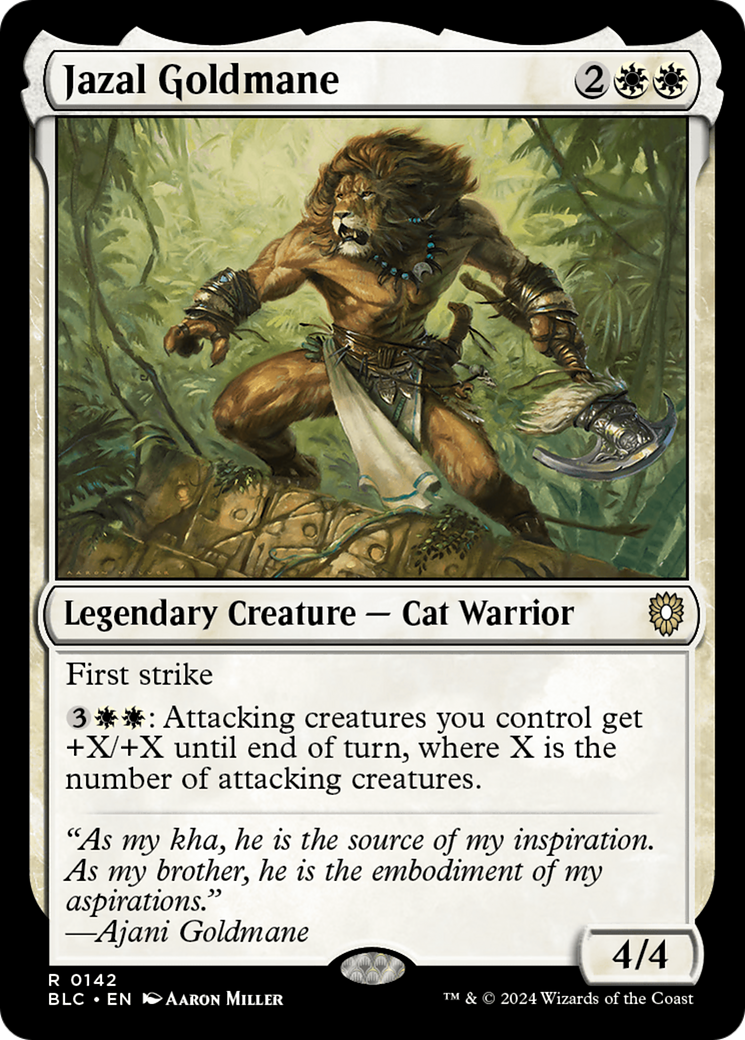 Jazal Juba D'ouro / Jazal Goldmane - Magic: The Gathering - MoxLand