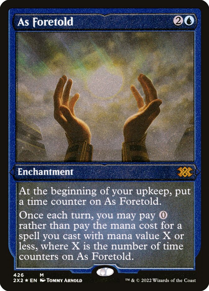 Como Predito / As Foretold - Magic: The Gathering - MoxLand