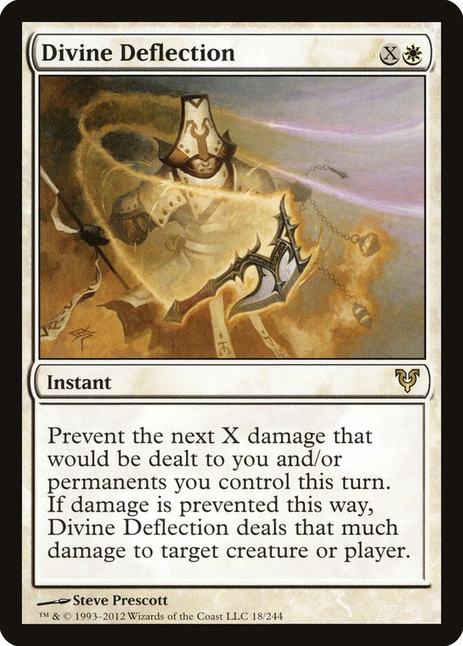 Deflexão Divina / Divine Deflection - Magic: The Gathering - MoxLand