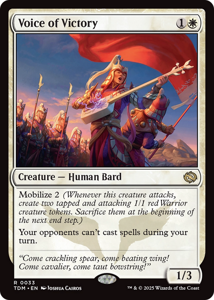 Voz da Vitória / Voice of Victory - Magic: The Gathering - MoxLand