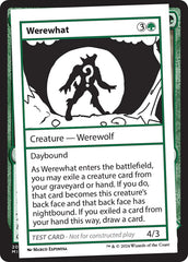 Werewhat - Magic: The Gathering - MoxLand