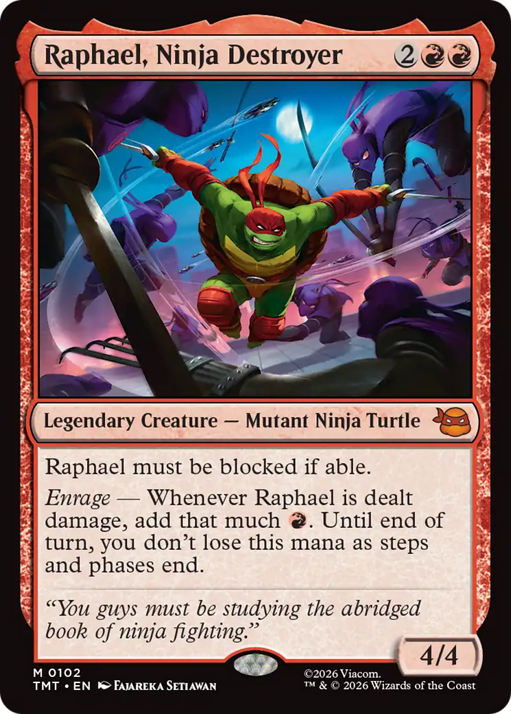 Raphael, Ninja Destroyer - Magic: The Gathering - MoxLand