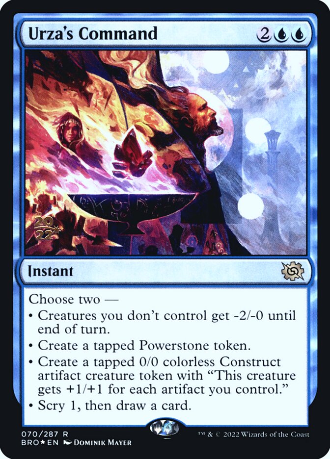 Comando de Urza / Urza's Command - Magic: The Gathering - MoxLand