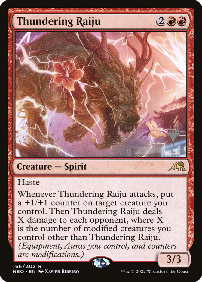 Raiju Trovejante / Thundering Raiju - Magic: The Gathering - MoxLand