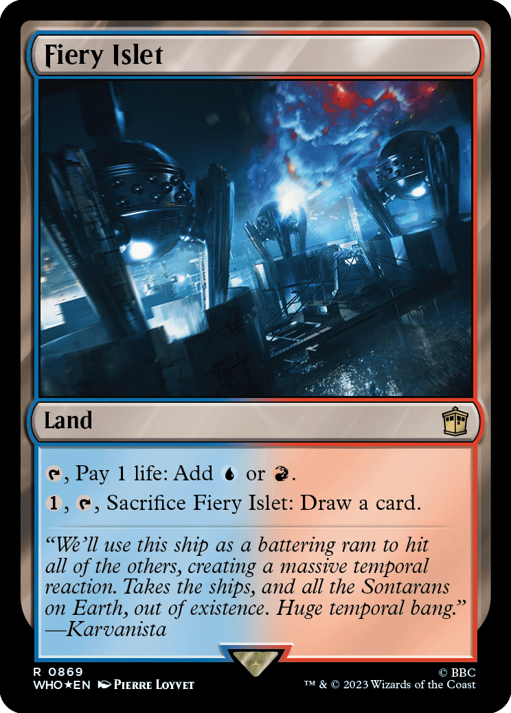 Ilhota Ardente / Fiery Islet - Magic: The Gathering - MoxLand