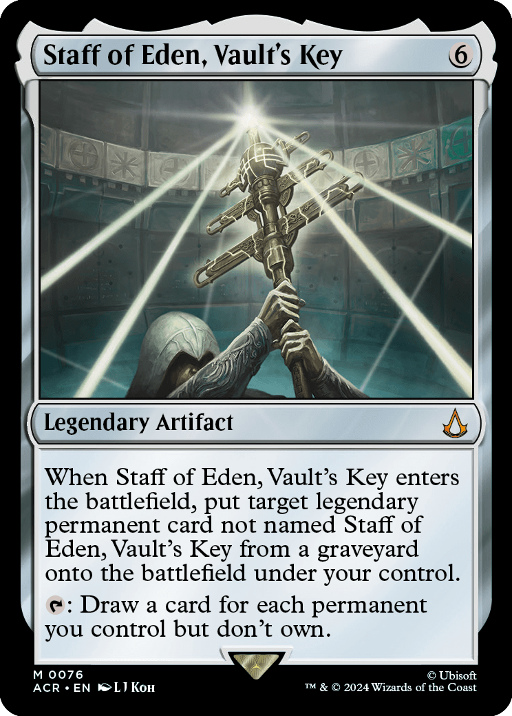 Staff of Eden, Vault's Key - Magic: The Gathering - MoxLand