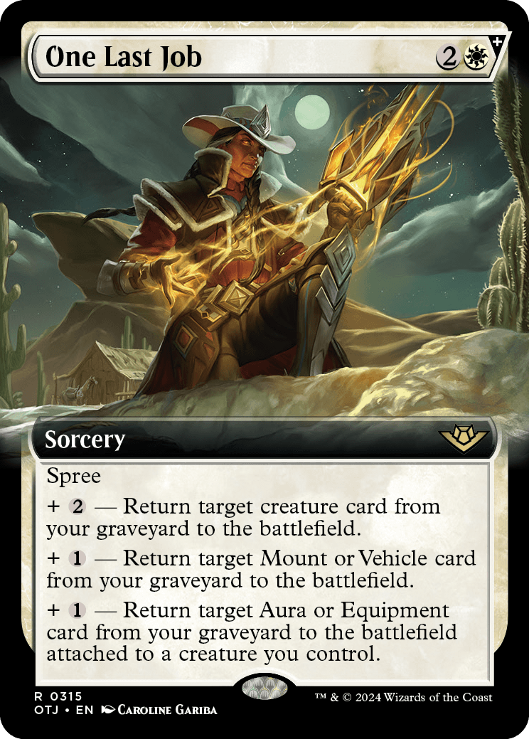 Um Último Trabalho / One Last Job - Magic: The Gathering - MoxLand