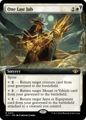 Um Último Trabalho / One Last Job - Magic: The Gathering - MoxLand