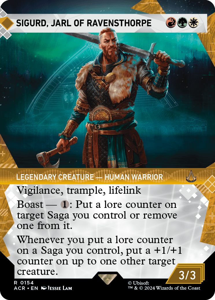 Sigurd, Jarl of Ravensthorpe - Magic: The Gathering - MoxLand