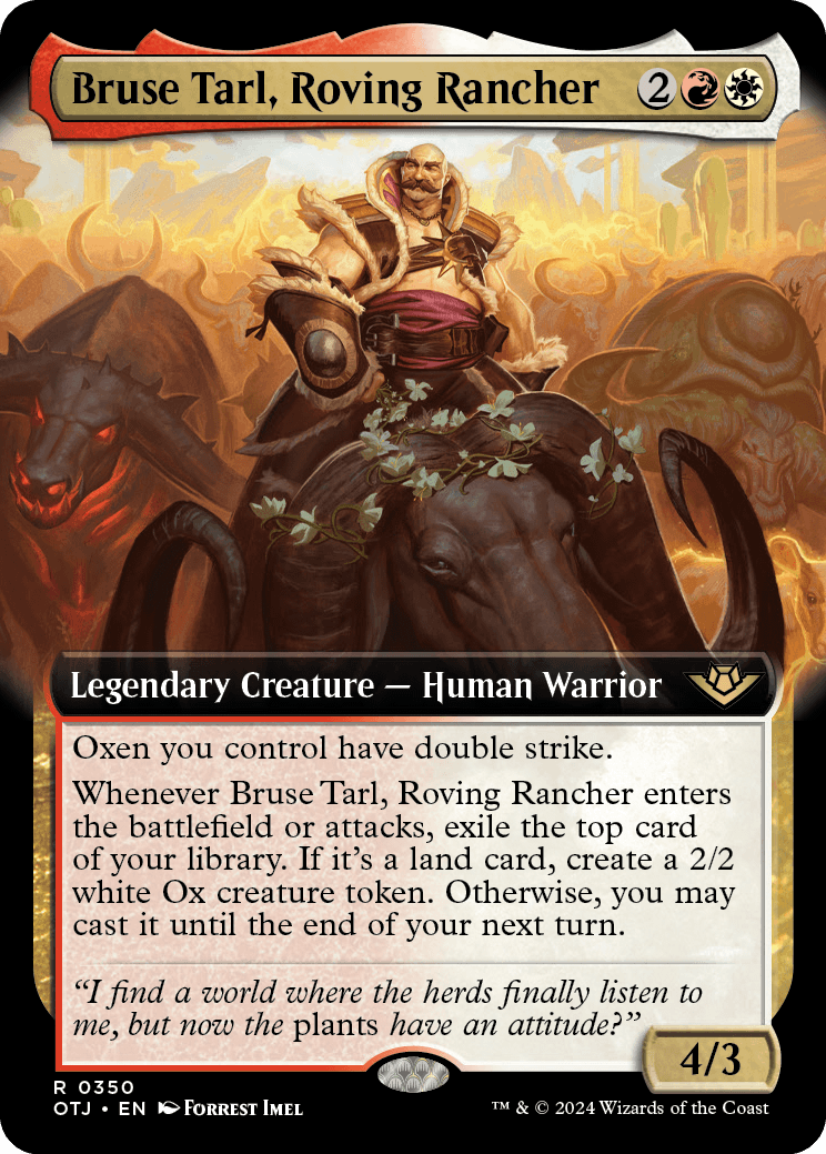 Bruse Tarl, Rancheiro Itinerante / Bruse Tarl, Roving Rancher - Magic: The Gathering - MoxLand