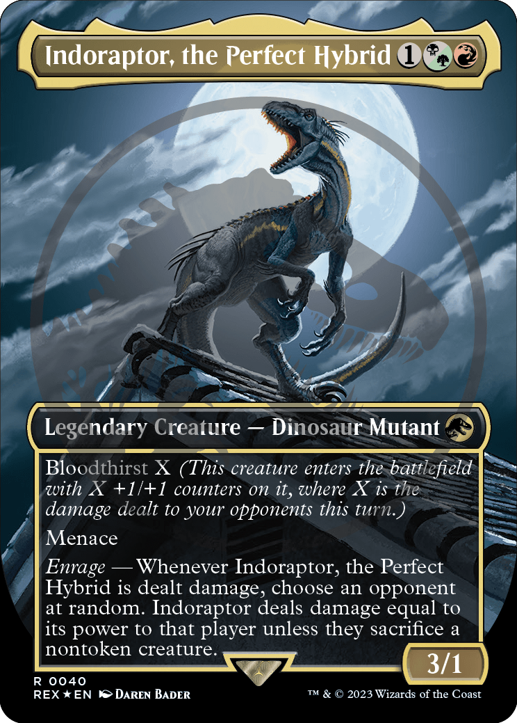 Indoraptor, o Híbrido Perfeito / Indoraptor, the Perfect Hybrid - Magic: The Gathering - MoxLand