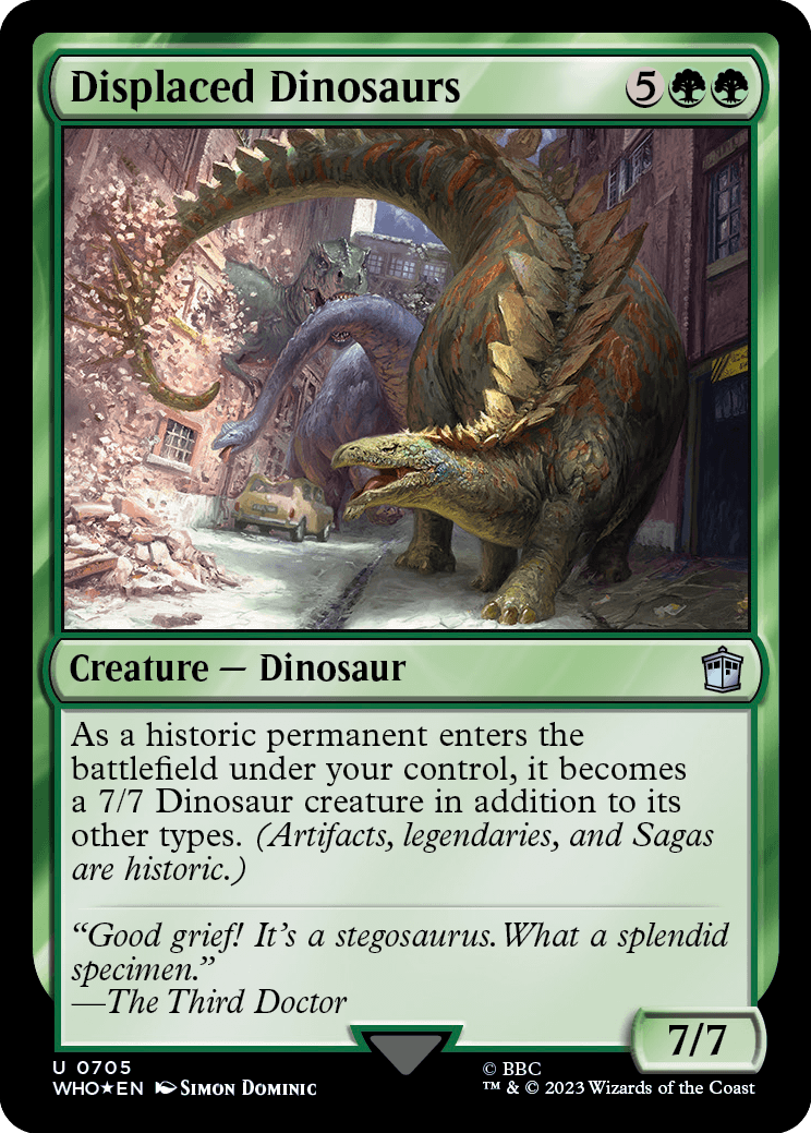 Displaced Dinosaurs - Magic: The Gathering - MoxLand