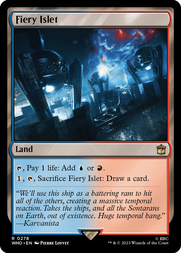 Ilhota Ardente / Fiery Islet - Magic: The Gathering - MoxLand