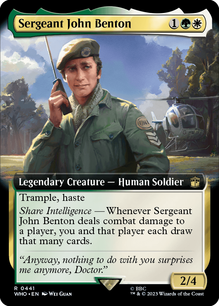 Sergeant John Benton - Magic: The Gathering - MoxLand