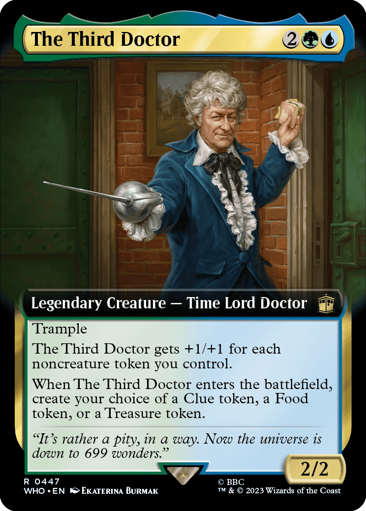 The Third Doctor - Magic: The Gathering - MoxLand