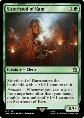 Sisterhood of Karn - Magic: The Gathering - MoxLand