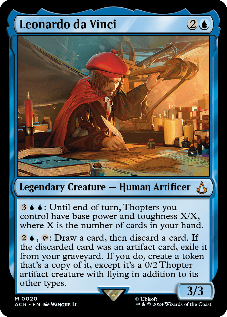 Leonardo da Vinci - Magic: The Gathering - MoxLand