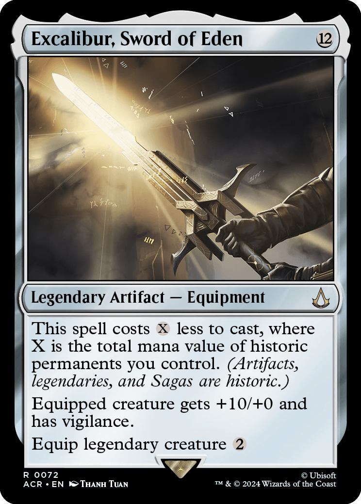 Excalibur, Sword of Eden - Magic: The Gathering - MoxLand