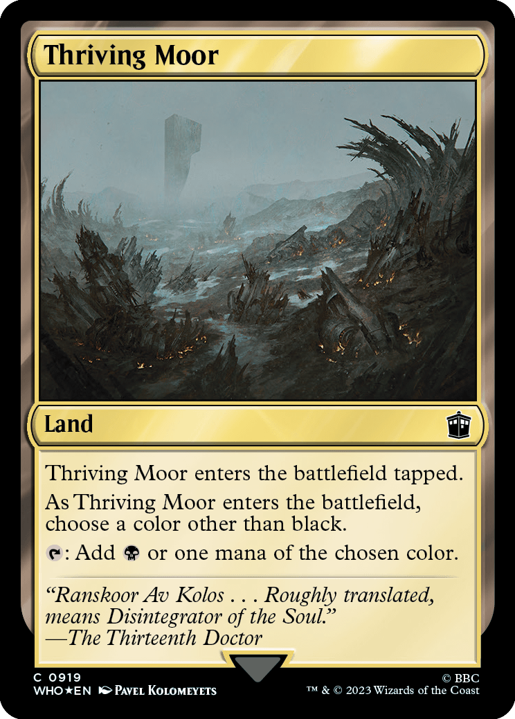 Charco Vicejante / Thriving Moor - Magic: The Gathering - MoxLand
