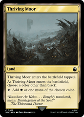Charco Vicejante / Thriving Moor - Magic: The Gathering - MoxLand