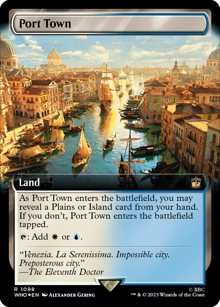 Cidade Portuária / Port Town - Magic: The Gathering - MoxLand