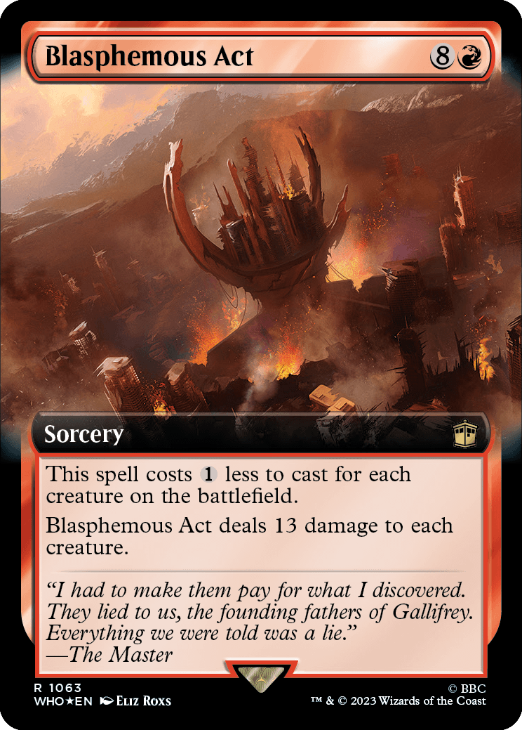 Ato Blasfemo / Blasphemous Act - Magic: The Gathering - MoxLand