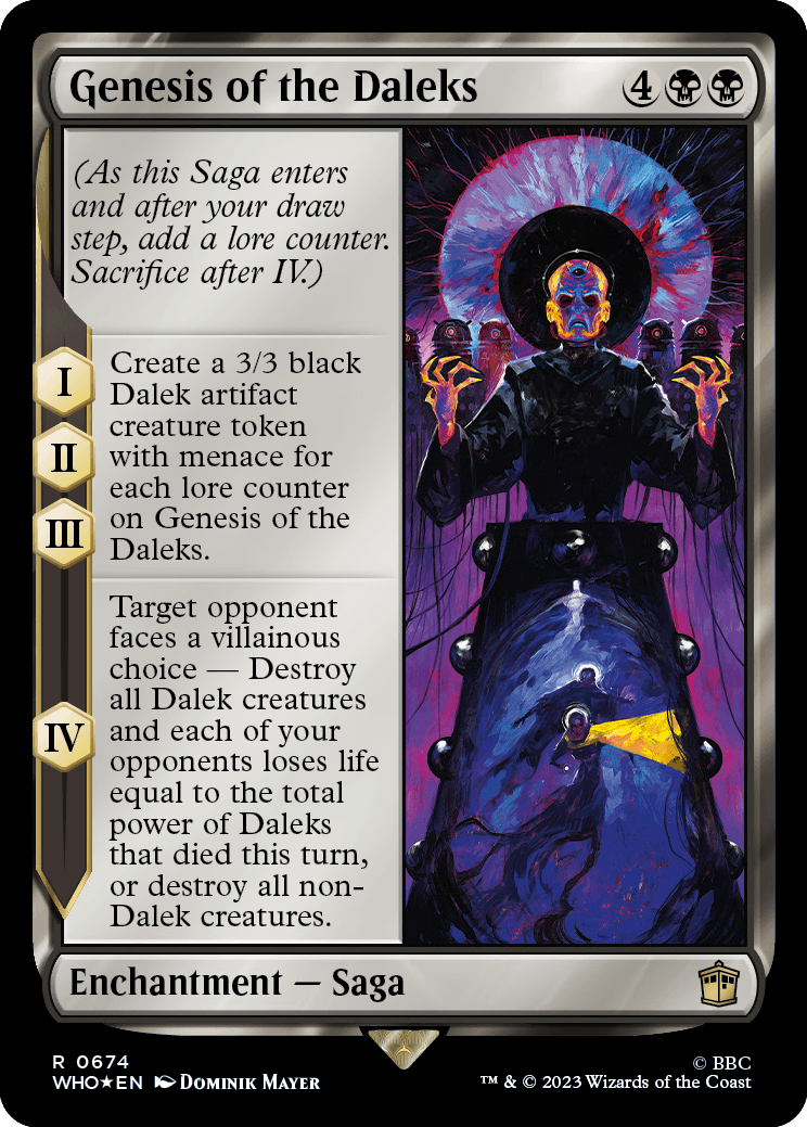 Genesis of the Daleks - Magic: The Gathering - MoxLand