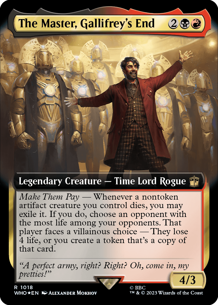 The Master, Gallifrey's End - Magic: The Gathering - MoxLand