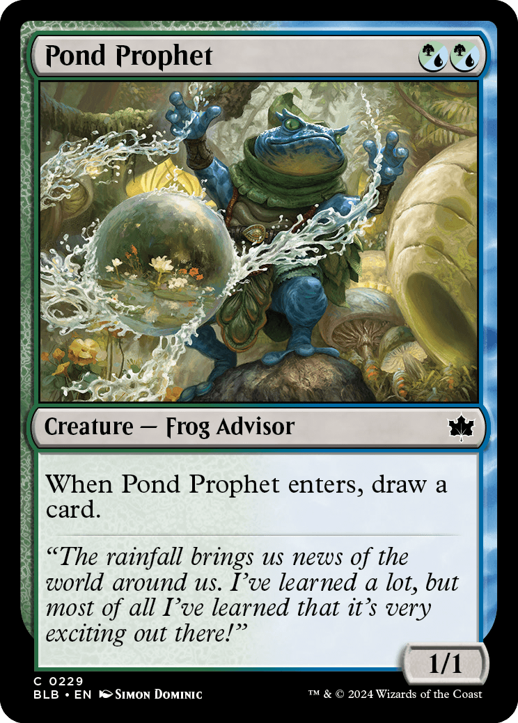 Profeta do Lago / Pond Prophet - Magic: The Gathering - MoxLand