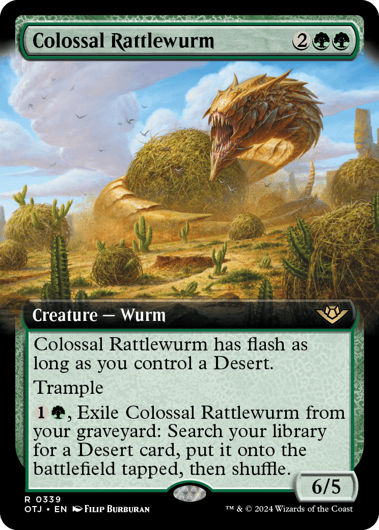 Vorme-cascavel Colossal / Colossal Rattlewurm - Magic: The Gathering - MoxLand