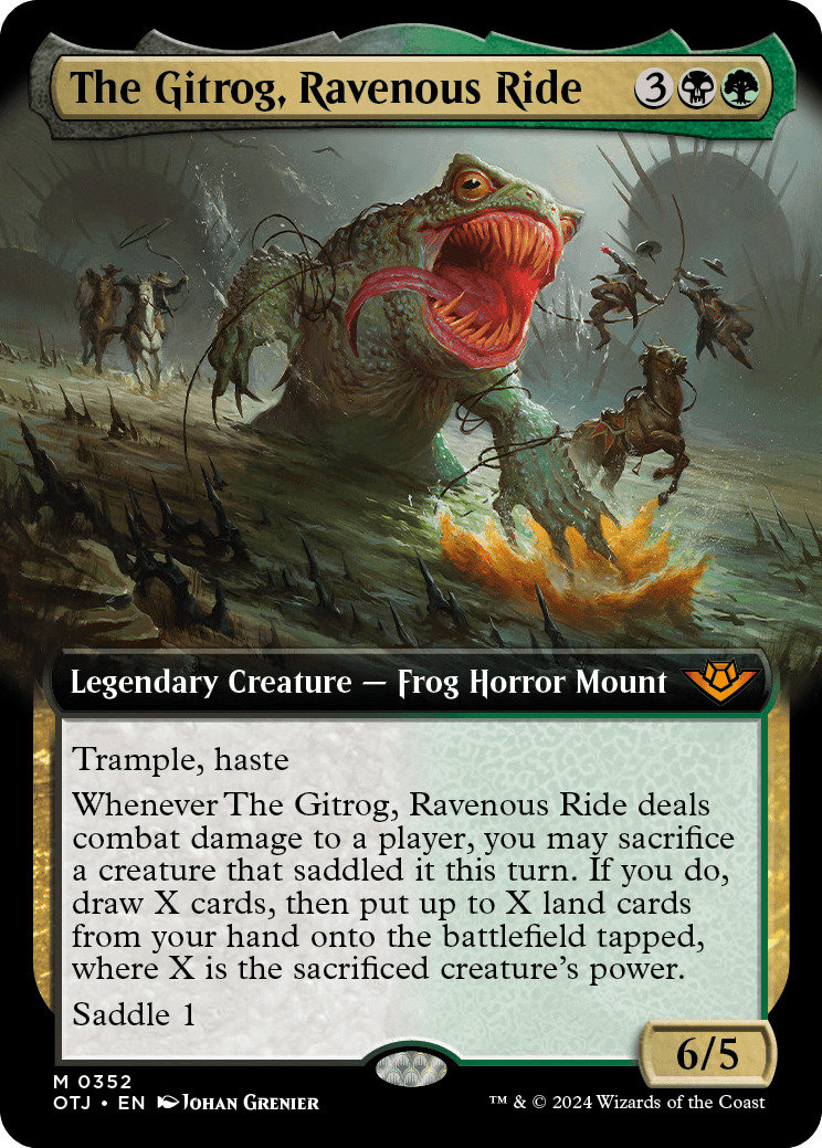 O Gitrog, Montaria Voraz / The Gitrog, Ravenous Ride - Magic: The Gathering - MoxLand