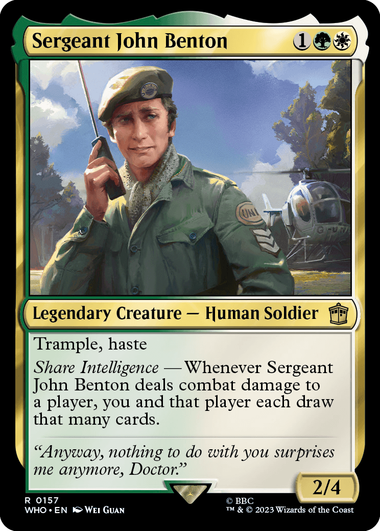 Sergeant John Benton - Magic: The Gathering - MoxLand