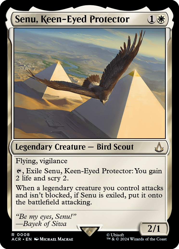 Senu, Keen-Eyed Protector - Magic: The Gathering - MoxLand