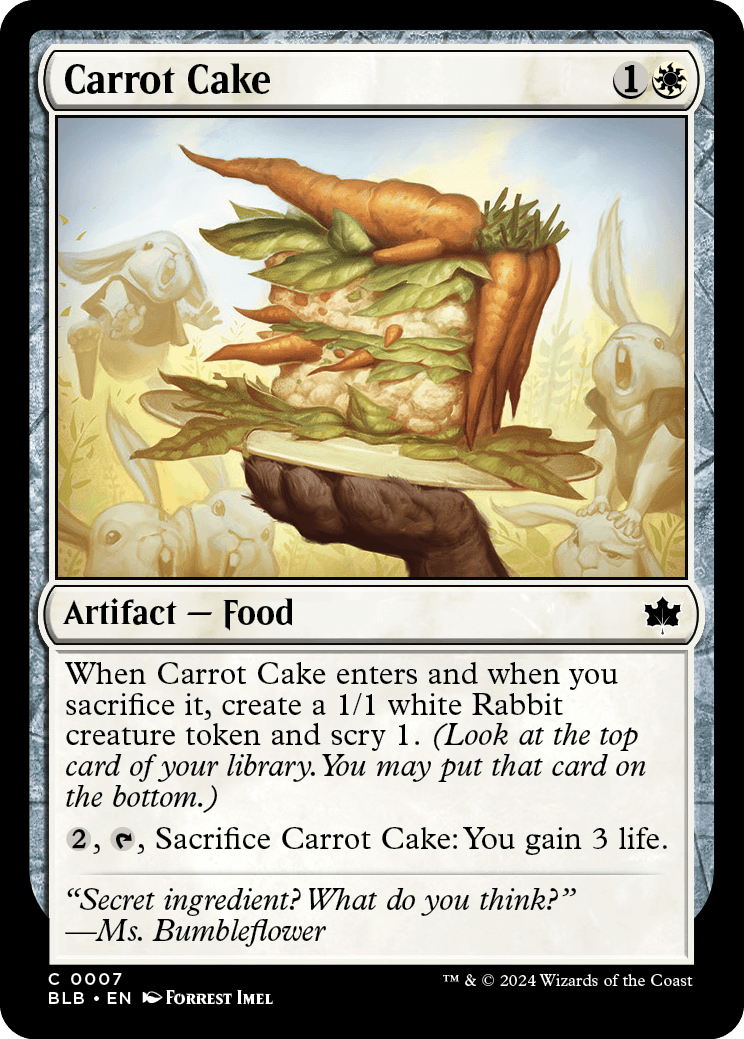 Bolo de Cenoura / Carrot Cake - Magic: The Gathering - MoxLand