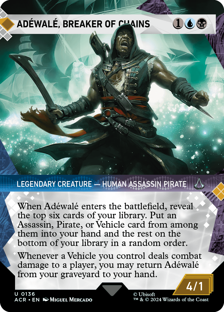 Adéwalé, Breaker of Chains - Magic: The Gathering - MoxLand