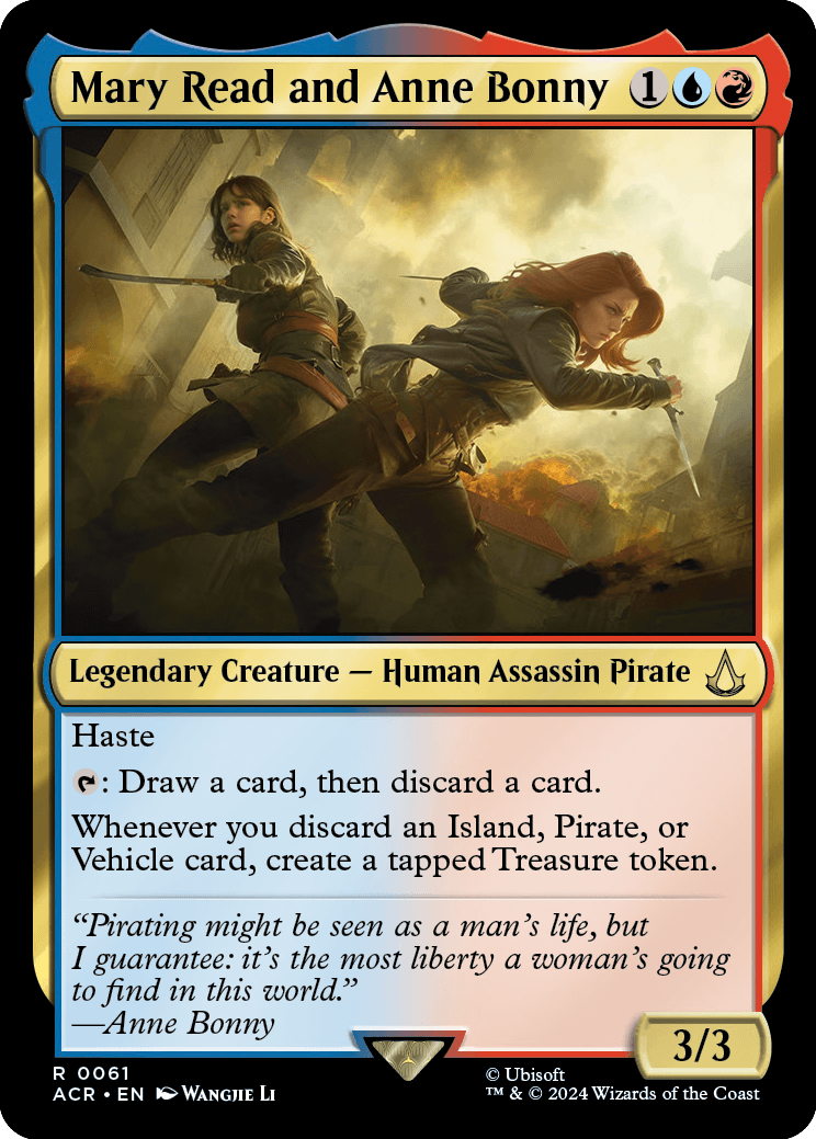 Mary Read and Anne Bonny - Magic: The Gathering - MoxLand