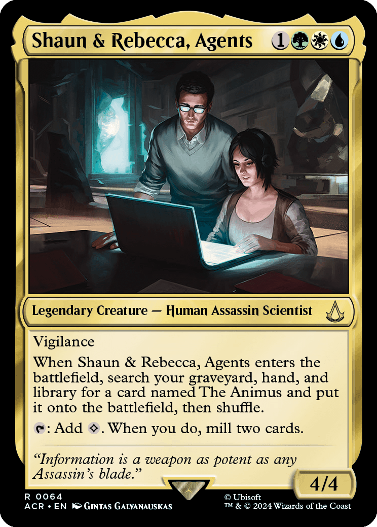 Shaun & Rebecca, Agents - Magic: The Gathering - MoxLand